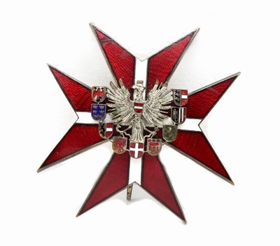 Großes Ehrenzeichen für Verdienste um die Republik Österreich, Hersteller W.Reitterer, Durchm. ca. 7 cm, rücks. Nadel, Gebr.-sp.