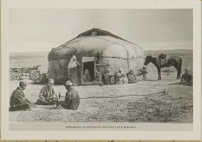 Teppichbuch, Sketches from the Steppes, of Central Asia", Compiled by V.& A. Rautenstengel, in Original Box.