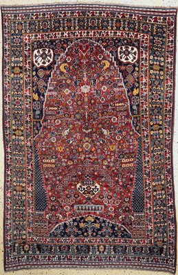 Ghaschgai Kaschkuli, Persien, um 1940, Wolle auf Wolle, ca. 253 x 158 cm, EHZ: 2