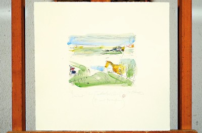 Dieter Goltzsche, geb. 1934, komplettes Mappenwerk mit 19 Radierungen und eine Aquarellierte Radierung mit Unikatcharakter, jedes Blatt handsign., ...