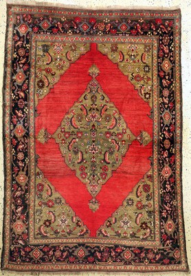 Karabagh alt, Kaukasus, um 1930, Wolle auf Wolle, ca. 230 x 165 cm, EHZ: 2-3
