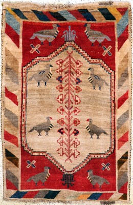 Gabbeh alt, Persien, ca. 60 Jahre, Wolle auf Wolle, ca. 160 x 105 cm, EHZ: 2