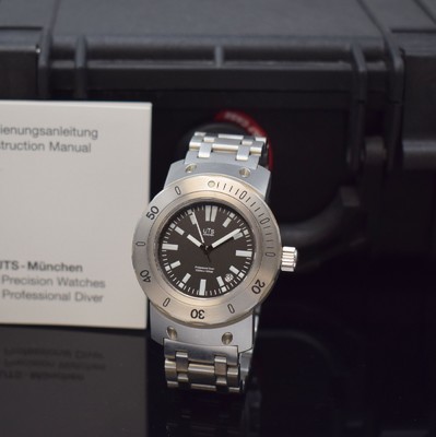 UTS MÜNCHEN auf 200 Stück limitierte Taucheruhr Modell Professional Diver, Deutschland verk. lt. beil. Garantie 10/2005, Automatik, Edelstahl inkl. ...