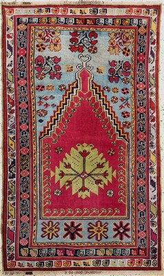 Antiker Ladik, Türkei, um 1900, Wolle auf Wolle, ca. 165 x 100 cm, EHZ: 2-3