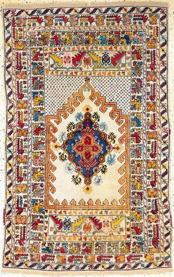 Giordes alt, Türkei, um 1940, Wolle auf Wolle, ca. 160 x 104 cm, EHZ: 3