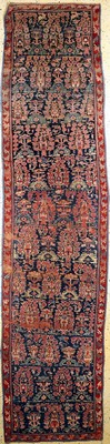 Antiker Kordi Dorfteppich, Türkei, 19.Jhd, Wolle auf Wolle, ca. 355 x 88 cm, EHZ: 4
