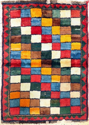 Antiker Gabbeh, Persien, um 1900, Wolle aufWolle, ca. 145 x 105 cm, EHZ: 4