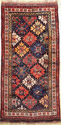 Antiker Kordi Dorfteppich, Türkei, um 1900, Wolle auf Wolle, ca. 255 x 122 cm, EHZ: 2-3