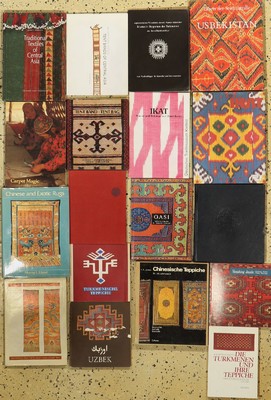 18 Lots Fachliteratur China, Turkmen unde Uzbeken.