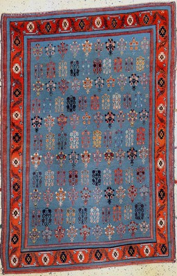 Sumakh fein Relief, , sign. Zoulanwari, Persien, ca. 30 Jahre, Wolle auf Wolle, ca. 190 x 128 cm, EHZ: 2