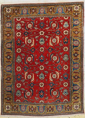 Agra fein, Indien, ca. 50 Jahre, Korkwolle,ca. 165 x 124 cm, EHZ: 2