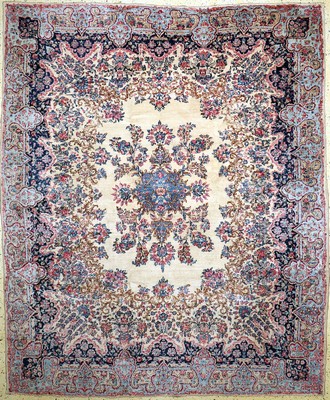 Us Re-Import Kerman, Persien, um 1900, Wolle auf Baumwolle, ca. 300 x 250 cm, EHZ: 2