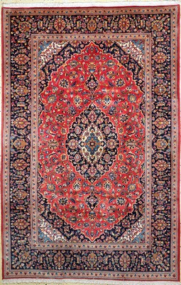Keschan, Persien, ca. 50 Jahre, Wolle auf Baumwolle, ca. 305 x 205 cm, gereinigt, EHZ: 1-2
