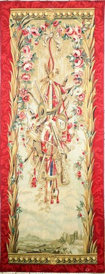 Tapesserie, China, ca. 50 Jahre, Wolle auf Baumwolle, ca. 245 x 95 cm, flachgewebt, EHZ: 1