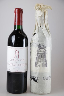 5 Flaschen 1985 Chateau Latour, Paulliac, premier grand cru classé, je 75cl, orig. verkorkt und unverkostet