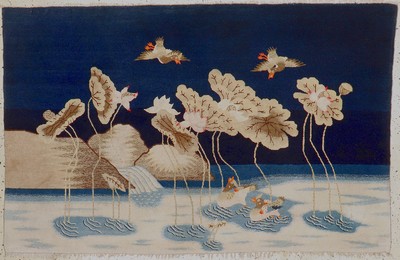 Antiker Pao Tow, China, um 1900, Wolle auf Baumwolle, ca. 190 x 122 cm, EHZ: 1-2