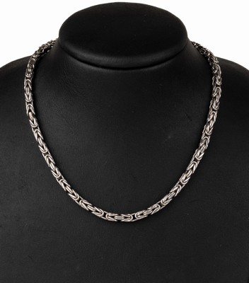 14 kt Gold Königskette, WG 585/000, L. ca. 90 cm, endlos, ca. 42.1 g