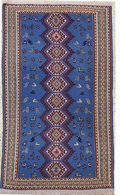 Sumakh, Türkei, ca. 50 Jahre, Wolle auf Wolle, ca. 190 x 114 cm, EHZ: 2