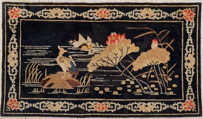 Antiker Pao Tow, China, um 1900, Wolle auf Baumwolle, ca. 170 x 97 cm, EHZ: 2, (Restaurierungen)