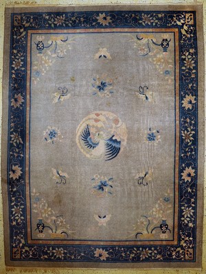 Peking antik, China, um 1920, Wolle auf Baumwolle, ca. 340 x 260 cm, EHZ: 3