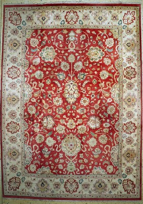Choubi, Pakistan, ca. 30 Jahre, Wolle auf Baumwolle, ca. 390 x 277 cm, EHZ: 3