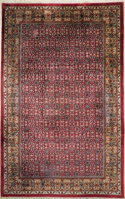 Agra alt, Indien, um 1950, Kunstseide, ca. 340 x 218 cm, EHZ: 3