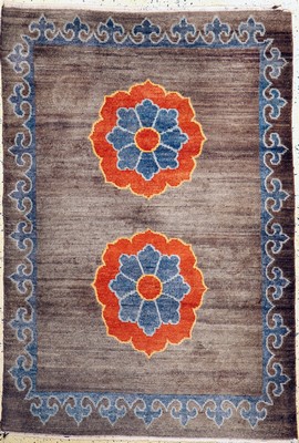 Nepal alt, ca. 60 Jahre, Wolle auf Baumwolle, ca. 180 x 123 cm, EHZ: 1-2