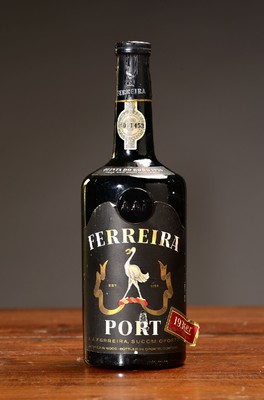 1 Flasche Ferreira Vintage Port, 1936 abgefüllt, Portugal, ca. 75cl, Etikett l. lädiert