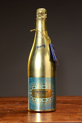 1 Flasche 1978 Taittinger Collection Victor Vaserely, Champagne, Brut, Künstleredition, ca. 75cl, 12% Vol., berieben