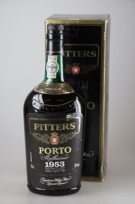 1 Flasche 1953 Pitters Porto Millesime, Portugal, abgefüllt 1980, ca. 75cl, 20% Vol., Füllniveau ca. 4,5 cm, in orig. Karton