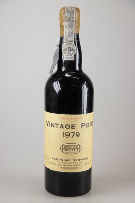 1 Flasche 1979 Borges & Irmao Vintage Port, Portwine Growers, Portugal, ca. 75cl, 20% Vol.