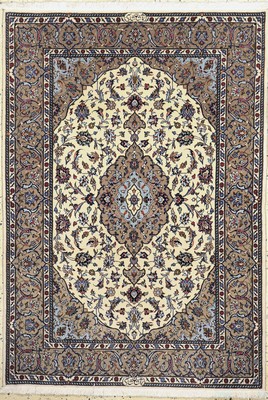 Keschan Kork"Shadsar", Persien, ca. 40 Jahre, Korkwolle auf Baumwolle, ca. 168 x 120 cm, EHZ: 1-2