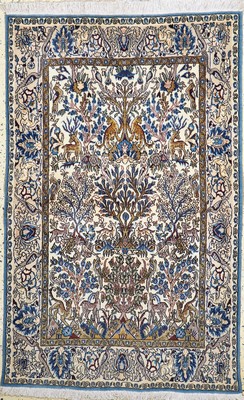 Ghom alt, Persien, ca. 60 Jahre, Wolle auf Baumwolle, ca. 165 x 103 cm, EHZ: 1-2