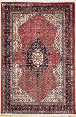 Sarogh Kork fein, Persien, ca. 50 Jahre, Korkwolle auf Baumwolle, ca. 155 x 104 cm, EHZ: 1-2