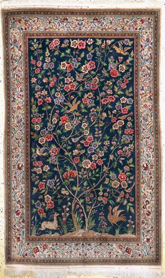 Ghom Kork, Persien, um 1960, Korkwolle mit Seide, ca. 230 x 140 cm, EHZ: 2