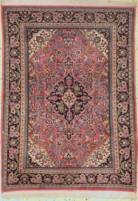 Ghom Kork, Persien, ca. 40 Jahre, Korkwolleauf Baumwolle, ca. 150 x 110 cm, EHZ: 2