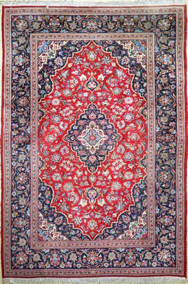 Keschan, Persien, ca. 50 Jahre, Wolle auf Baumwolle, ca. 296 x 204 cm, EHZ: 2