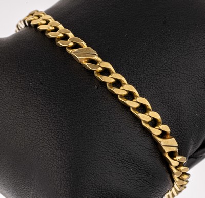 18 kt Gold Armband, GG 750/000, L. ca. 21 cm, ca. 23.1 g
