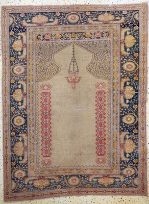 Antiker Giordes, Türkei, um 1900, Wolle aufBaumwolle, ca. 175 x 135 cm, EHZ: 3-4