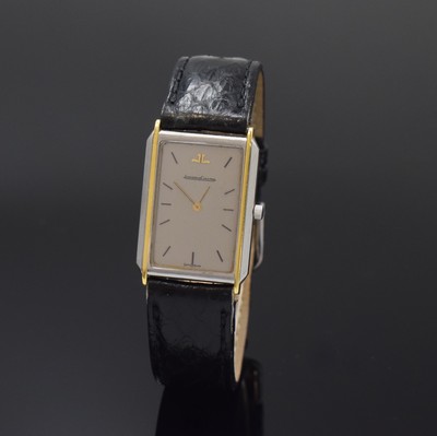 Jaeger-LeCoultre Armbanduhr in Stahl/Gold, Schweiz um 1990, quarz, 4-fach verschr. Boden lose, Schrauben fehl. u. defekt, vers. Zifferbl. m. aufgel. ...