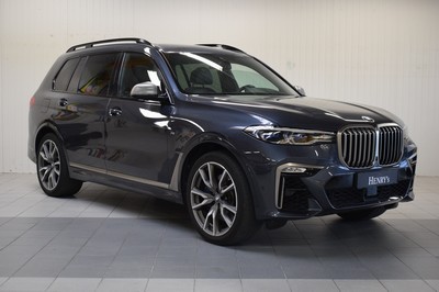 BMW X7 M50D Diesel, EZ 02/2020, Laufleistung 85.700 km, 294 kW/400 PS, Automatikgetriebe, Farbe: Arktikgrau Brillanteffektmetallic, Polster: Leder ...
