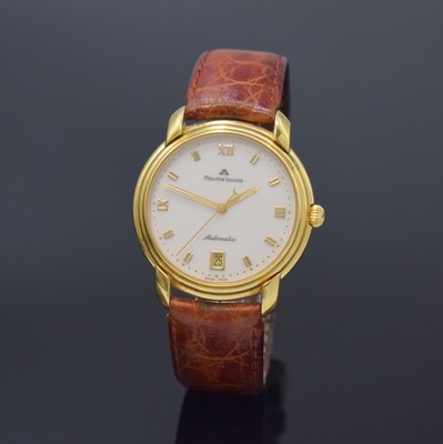 MAURICE LACROIX Les Classique Herrenarmbanduhr Referenz 23293, Schweiz um 2000, Automatik, verg. Geh., Stahlboden aufgedr., cremefarb. Zifferbl. m. ...