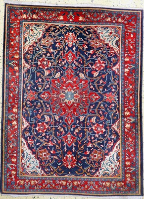 Sarogh, Persien, Mitte 20.Jhd, Wolle auf Baumwolle, ca. 148 x 112 cm, EHZ: 1-2