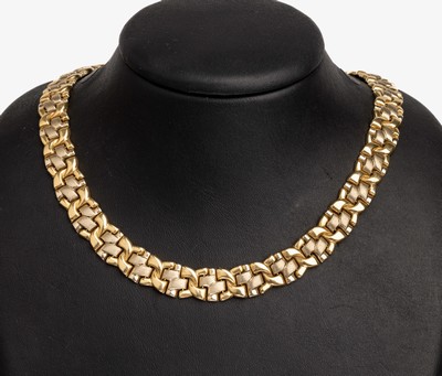 14 kt Gold Kette, GG 585/000, total ca. 44.1 g, L. ca. 48 cm, Kastenschloß mit Sicherheitsacht