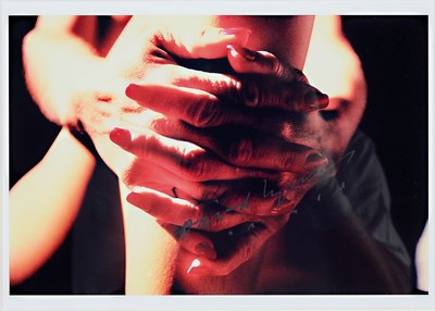 David Lynch, geb. 1946, "Photo 010", Digitaldruck auf Photopapier, mit Silberstift handsign., unter Plexiglas gerahmt, gesamt ca. 33x43 cm