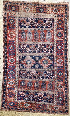 Antiker Schirwan, Kaukasus, 19.Jhd, Wolle auf Wolle, ca. 210 x 130 cm, EHZ: 4