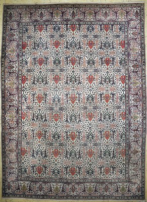 Täbriz alt, Persien, Mitte 20.Jhd, Wolle auf Baumwolle, ca. 399 x 292 cm, EHZ: 3