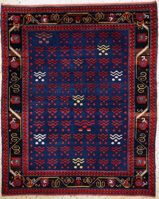 "Chintamani"Motiv, Türkei, Mitte 20.Jhd , Wolle auf Wolle, ca. 205 x 166 cm, EHZ: 2