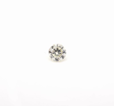 Loser Brillant, 0.21 ct, get.(M)/p1, mit GIA Expertise