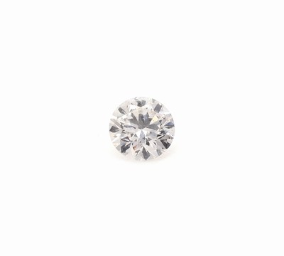 Loser Brillant, 0.25 ct, l.get.Weiss(J)/si2, mit GIA Expertise